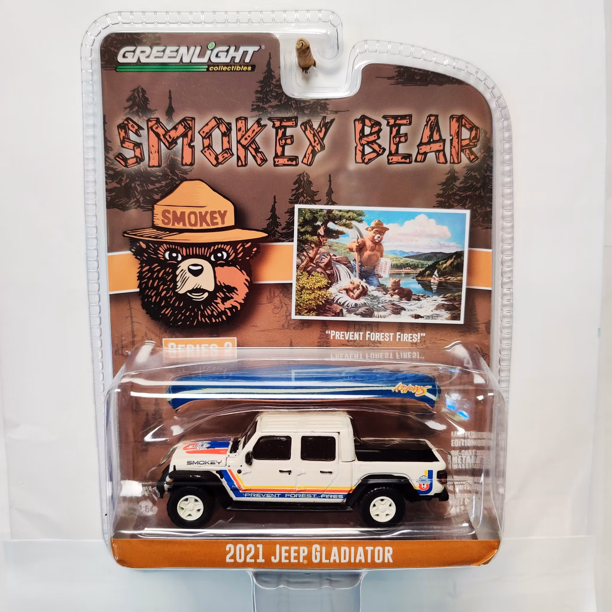 Skala 1/64 - Jeep Gladiator 21' "Smokey Bear" Ser.2 fr GreenLight