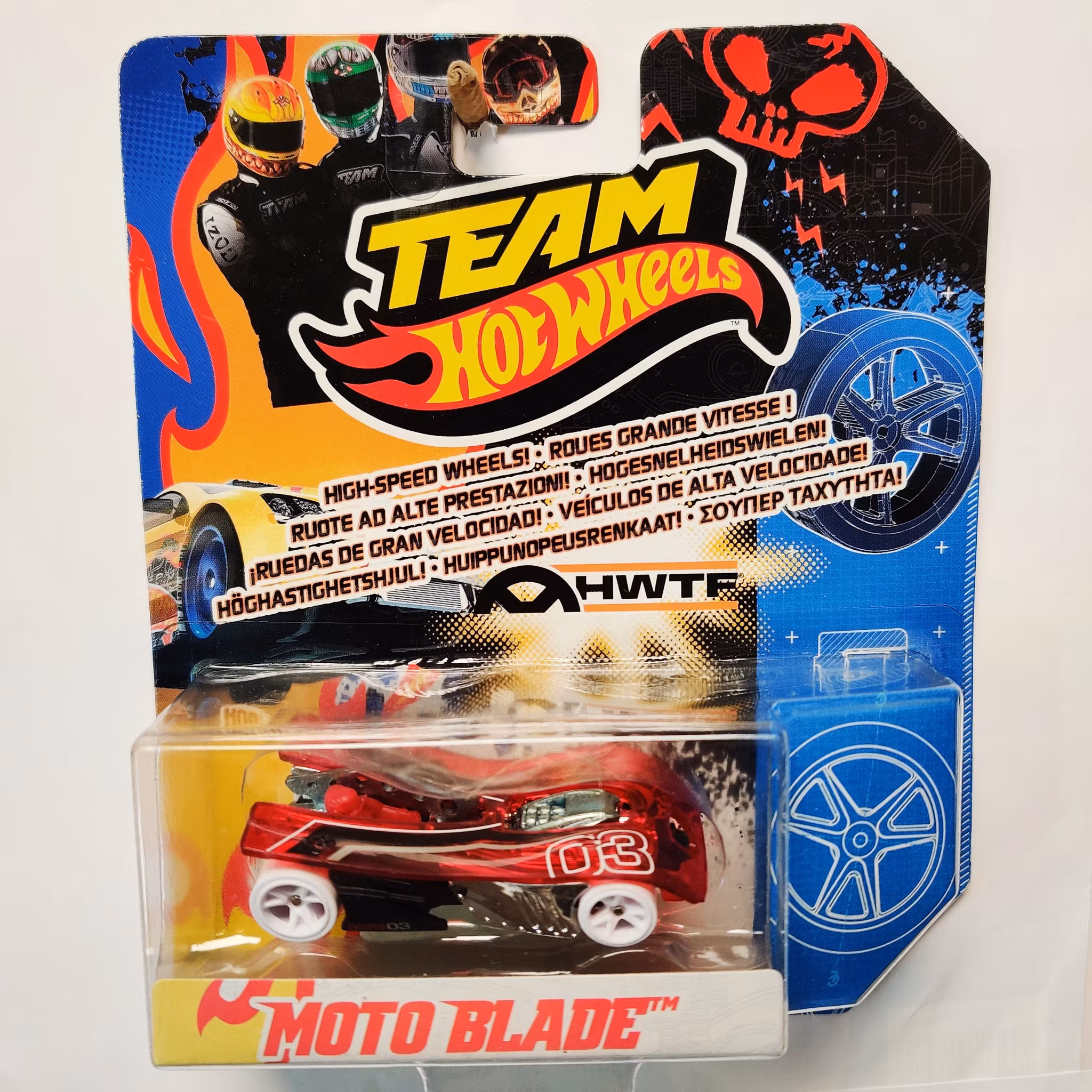 Skala 1/64 Team Hot Wheels - Moto Blade