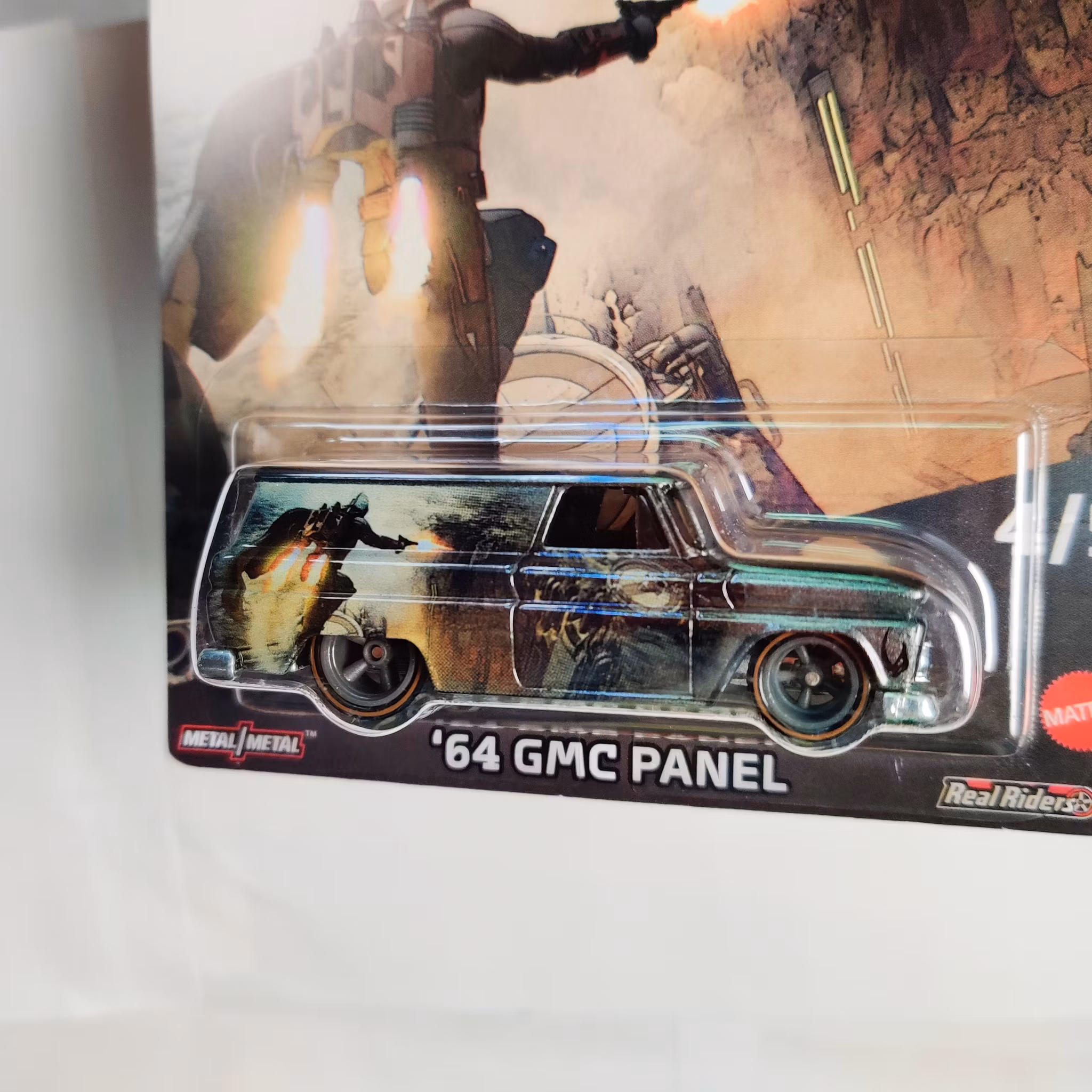 Skala 1/64 Hot Wheels PREMIUM, GMC Pnael 64' "Star Wars - Mandalorian"