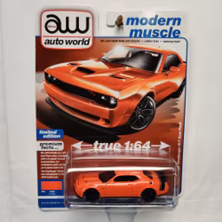 Skala 1/64 - Dodge Challenger R/T Scat Pack 19' Rel.3 Ver.A från Auto World