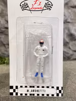 Skala 1/43, 0-scale figure, Mario Andretti 1978 Resin Series white overalls fr Cartrix