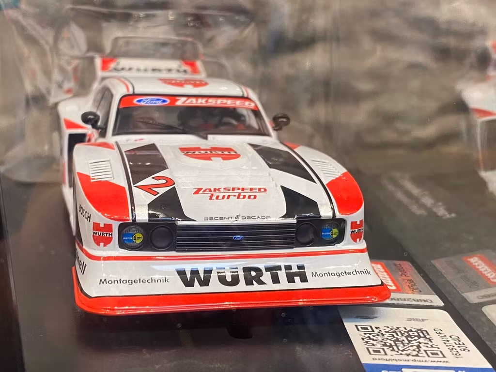 Skala 1/32 Analog slotcar fr Carrera: Ford Capri Zakspeed Turbo "Würth-Zakspeed-Team #2