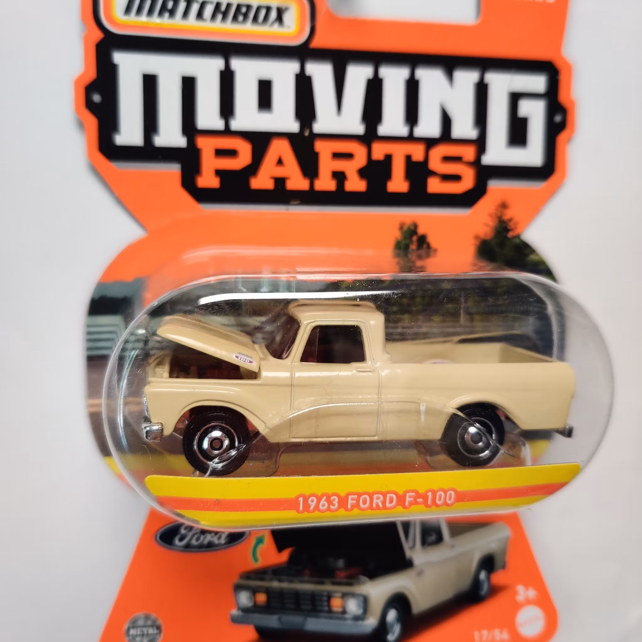 Skala 1/64 Matchbox "Moving parts" - Ford F-100 63'