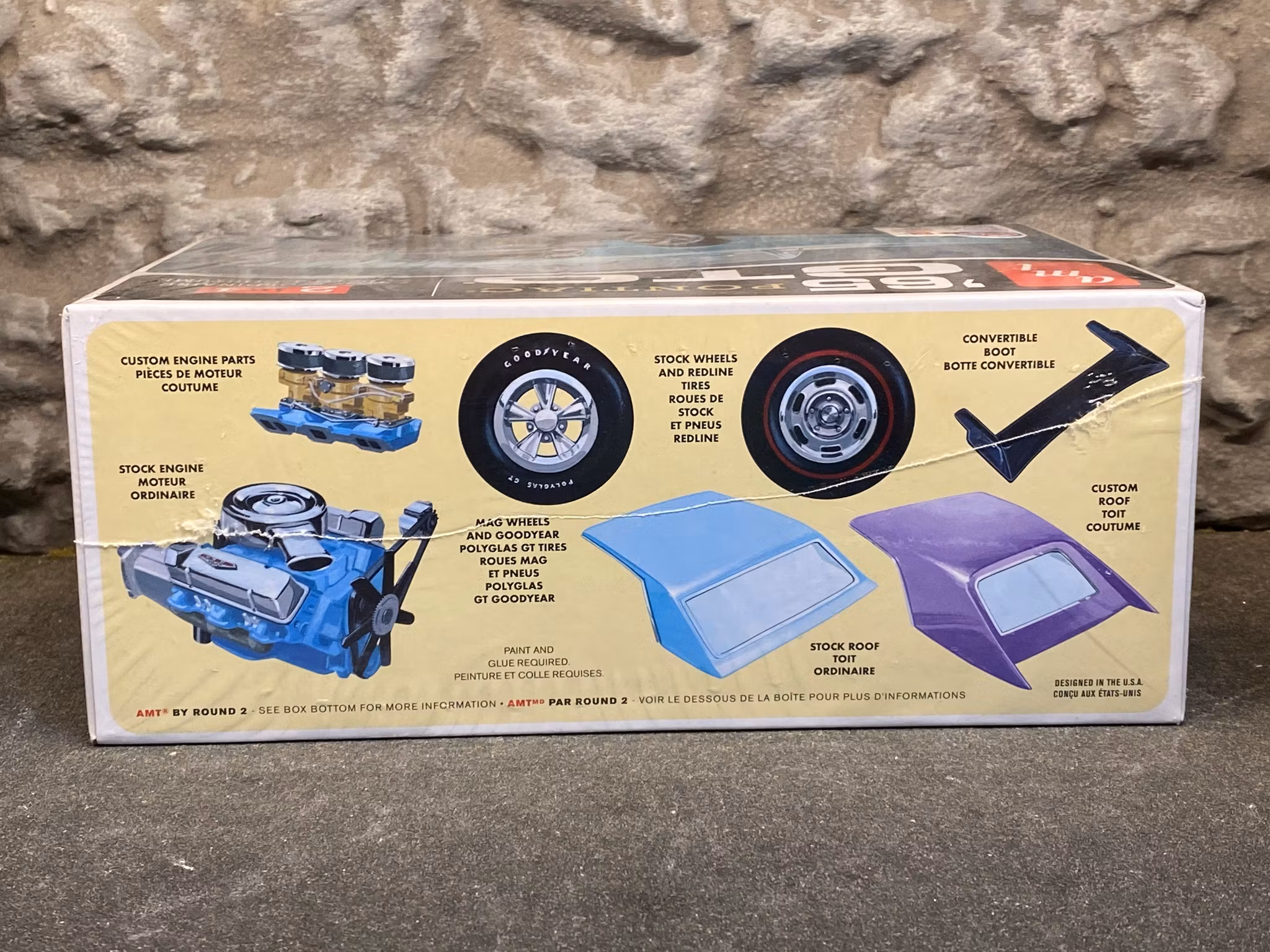 Skala 1/25 Plastic kit: Pontiac GTO 65' fr AMT