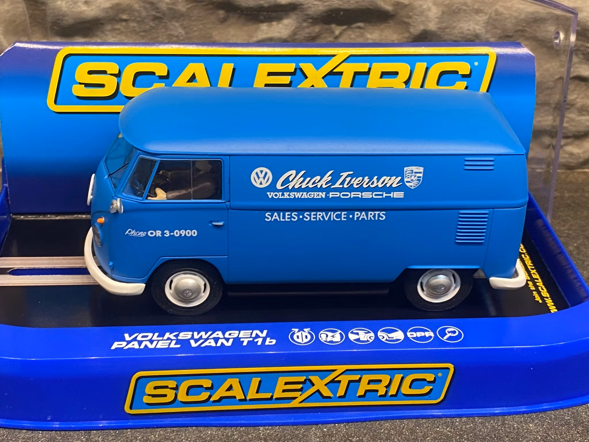 Skala 1/32 Analog Slotcar - Volkswagen Panel Van Type 1 b fr Scalextric