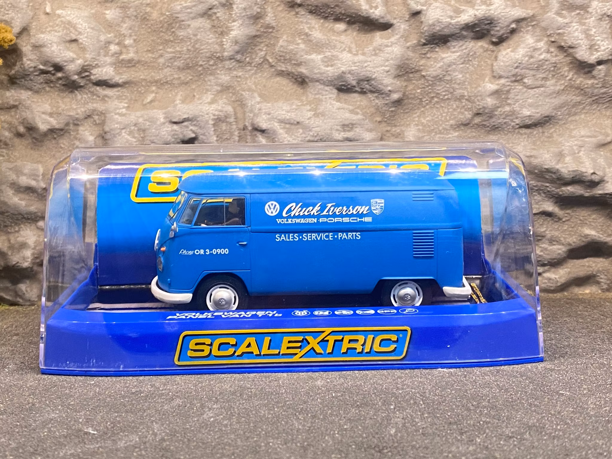 Skala 1/32 Analog Slotcar - Volkswagen Panel Van Type 1 b fr Scalextric