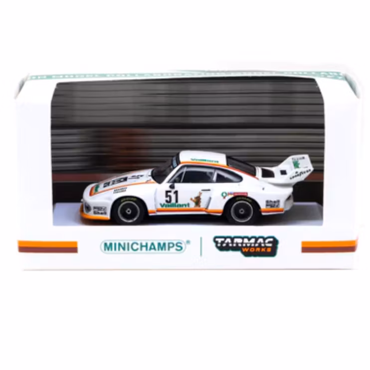 Skala 1/64 Porsche 935 Zolder DRM 1977 #51 fr Minichamps/Tarmac Works