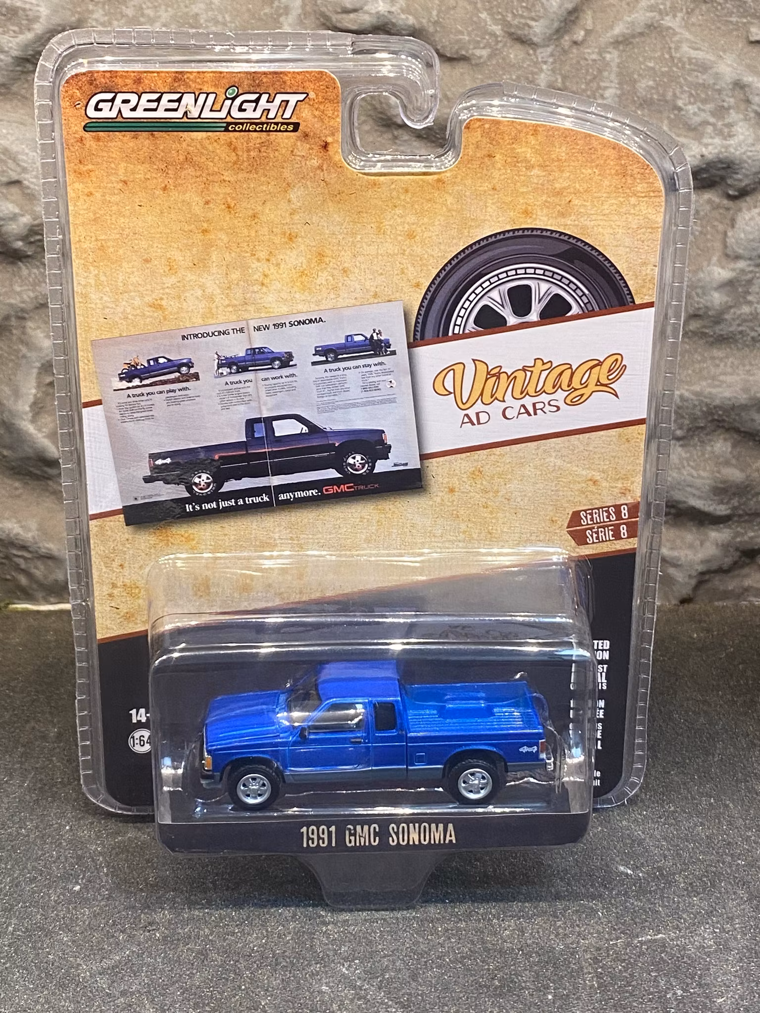 Skala 1/64 GMC Sonoma 1991´ fr Vintage AD - Greenlight