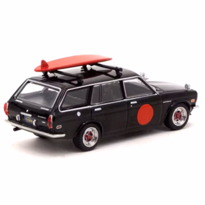 Skala 1/64 Datsun Bluebird 510 Wagon Black - MIJO Special Edition Tarmac Works