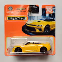 Skala 1/64 Matchbox 70-years: Chevy Camaro Convertible 16'