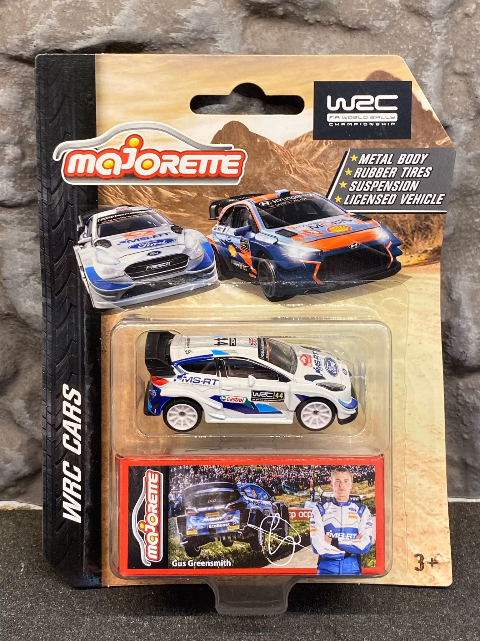 NEW! Skala 1/64 Ford Fiesta WRC - WRC cars fr Majorette