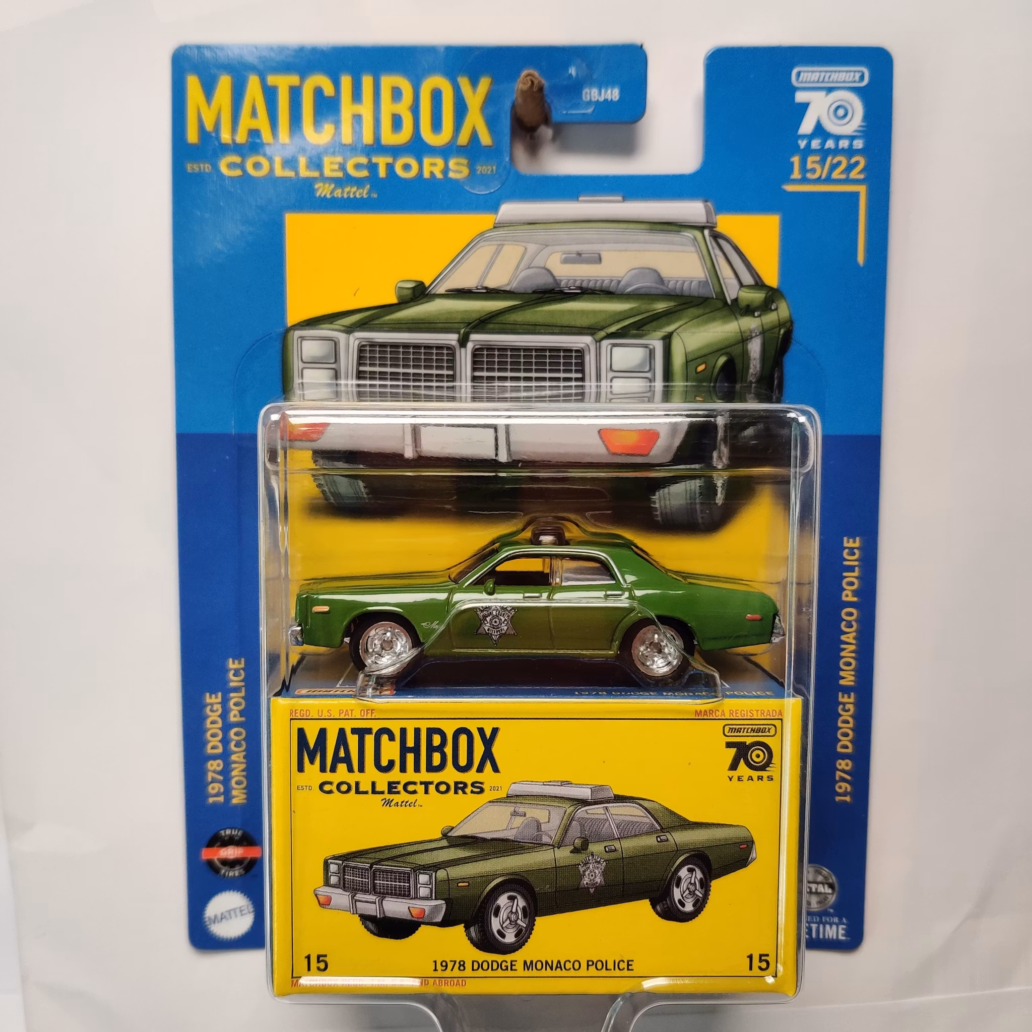 Skala 1/64 MATCHBOX - Collectors - Dodge Monaco Police 1978
