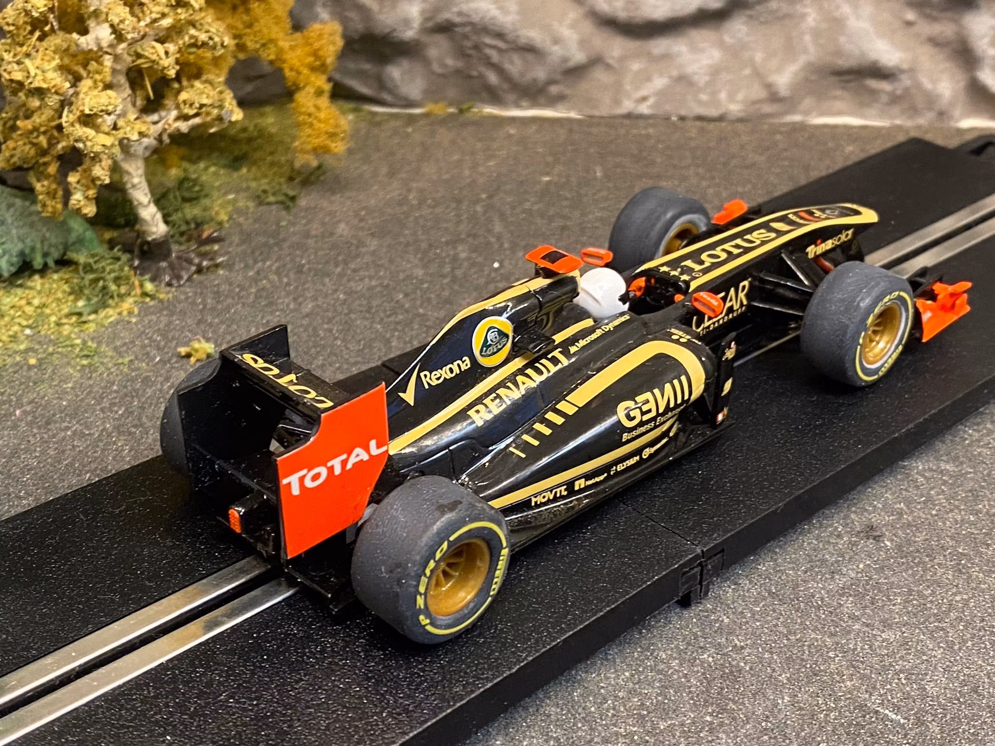 Skala 1/32 Begagnad/Used Analoge slotcar: Lotus F1 2012 fr Scalextric