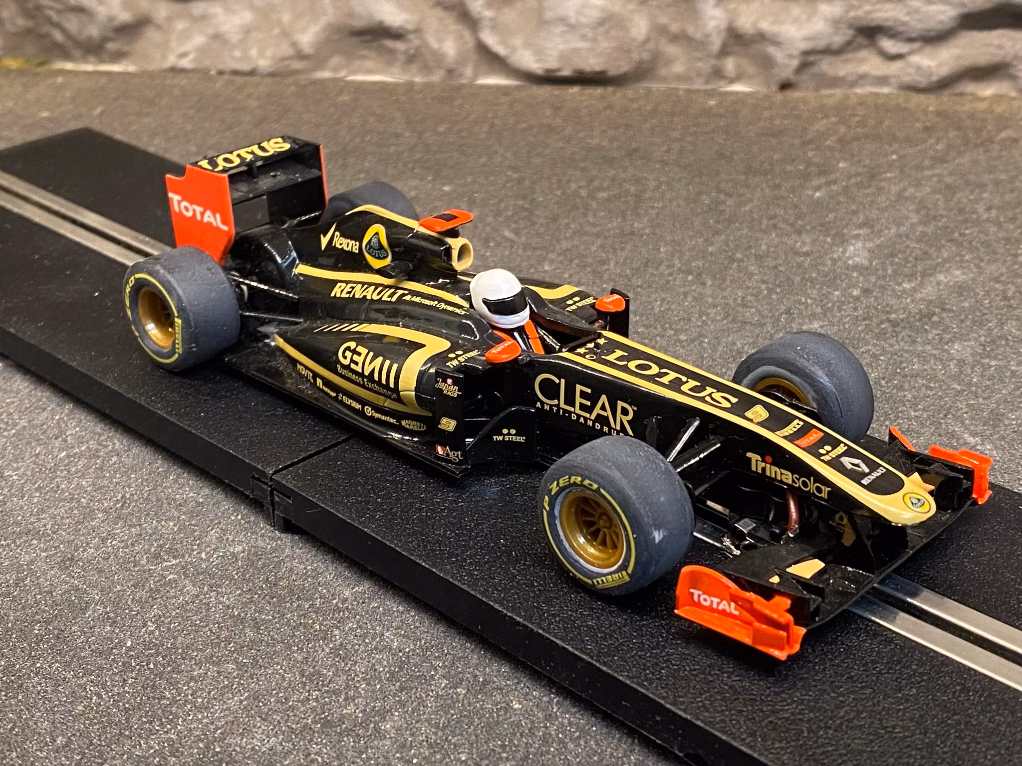 Skala 1/32 Begagnad/Used Analoge slotcar: Lotus F1 2012 fr Scalextric
