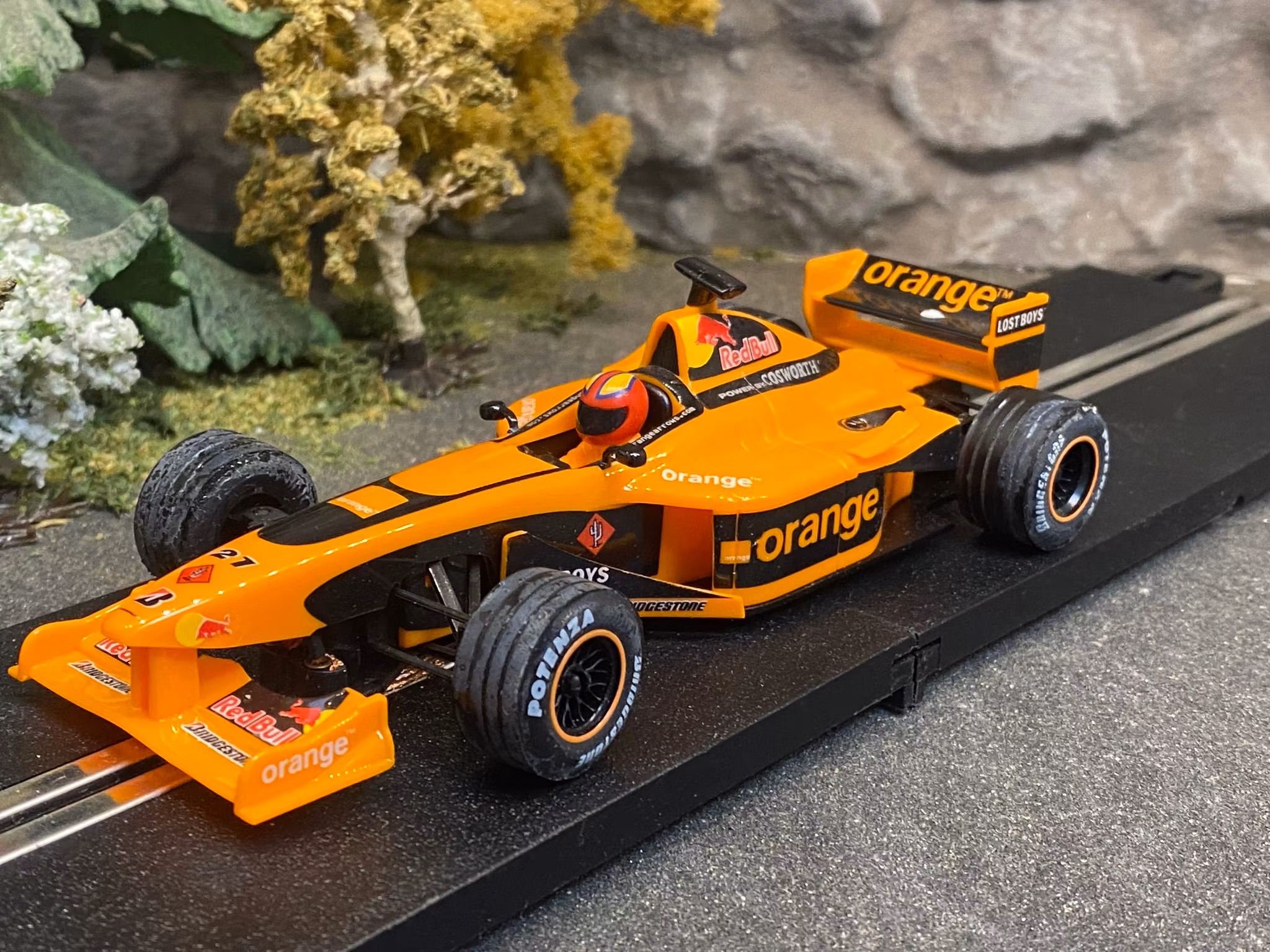 Skala 1/32 Begagnad/Used an. slotcar: Arrows 2000 w steering (NC-2 Engine) fr Ninco