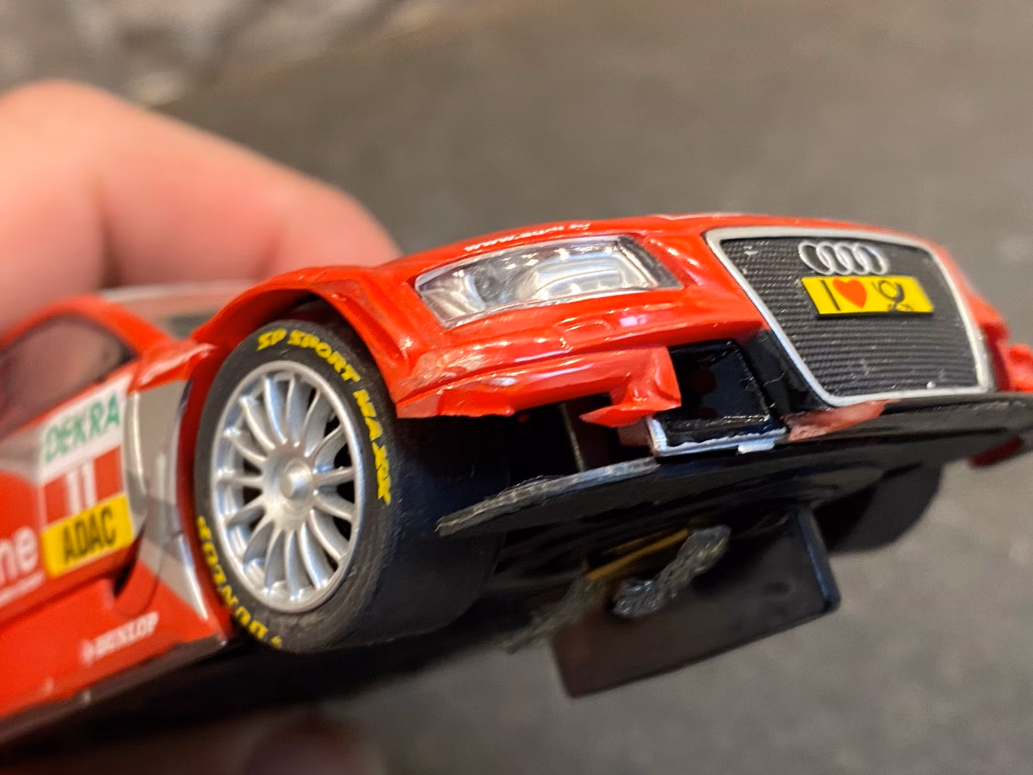 Skala 1/32 Begagnad/Used Analouge slotcar: Audi A4 DTM 2008 fr Carrera