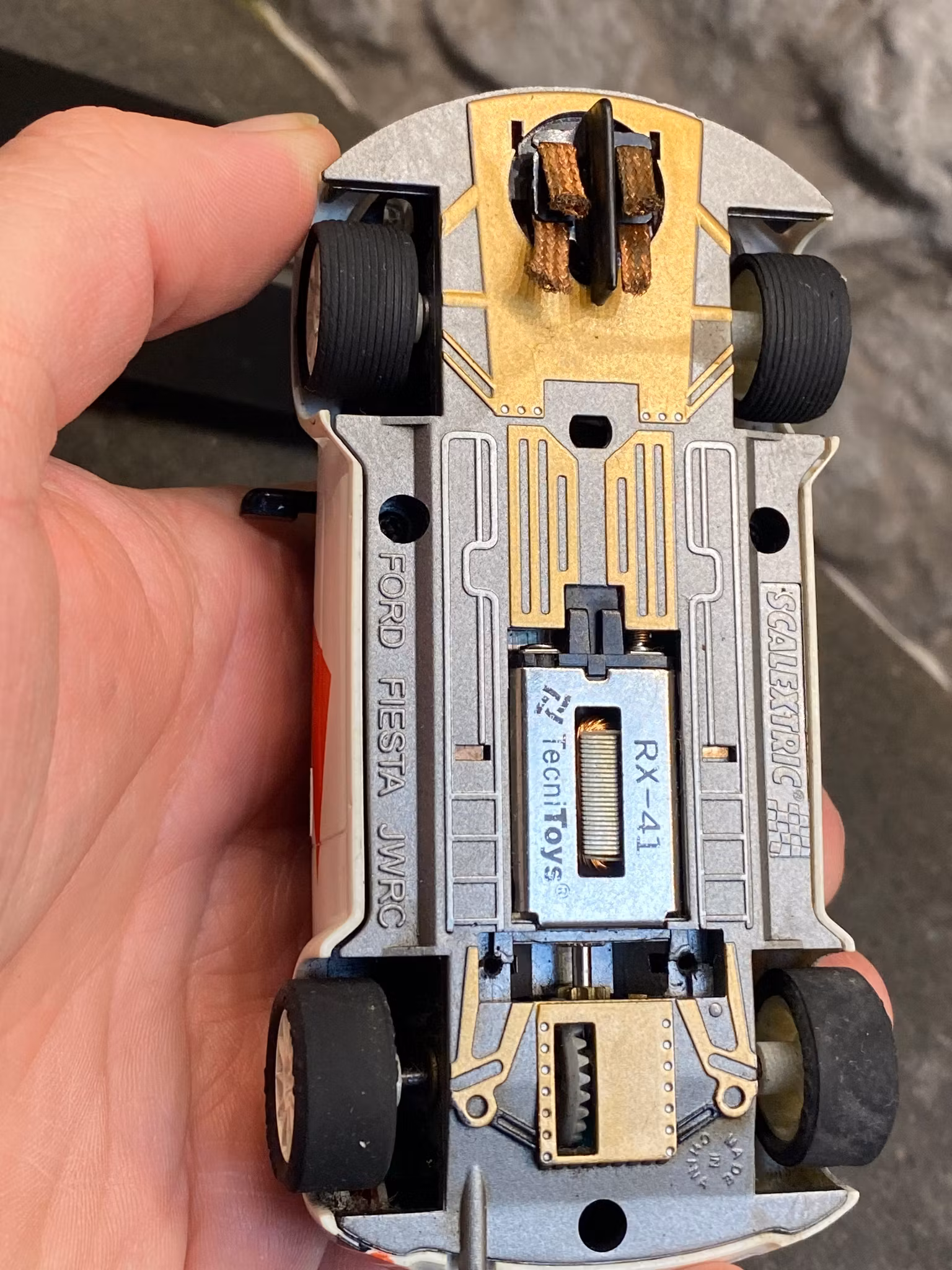 Skala 1/32 Begagnad/Used Analoge slotcar: Ford Fiesta JWRC fr SCX