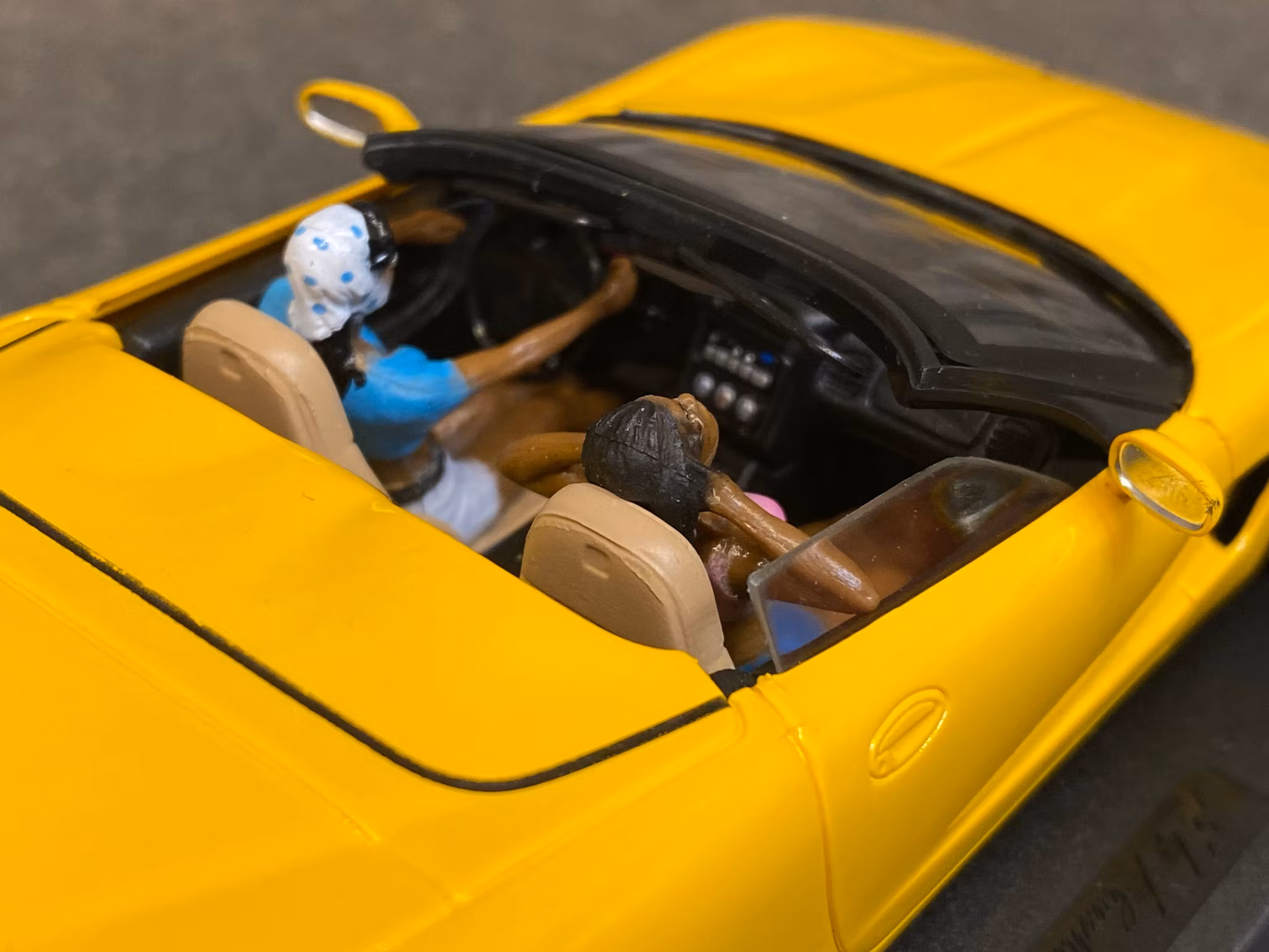 Skala 1/32 Analog FLY slotcar/ Bil t Bilbana: Chevrolet Corvette C5 Z06, Yellow Convertible