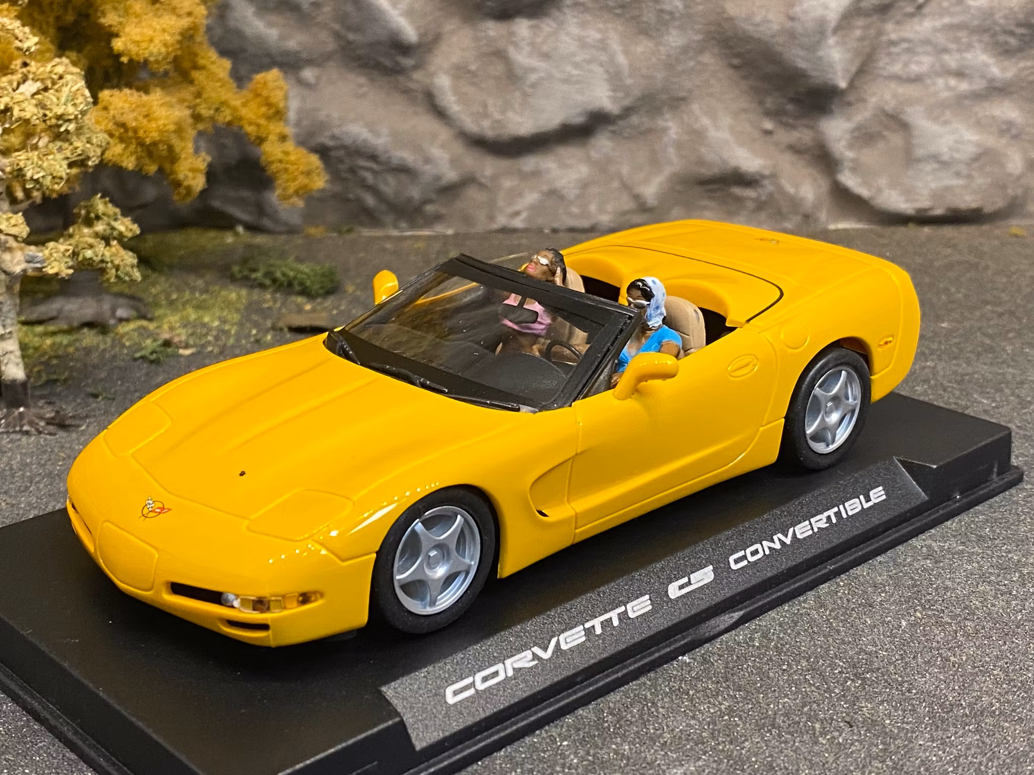 Skala 1/32 Analog FLY slotcar/ Bil t Bilbana: Chevrolet Corvette C5 Z06, Yellow Convertible