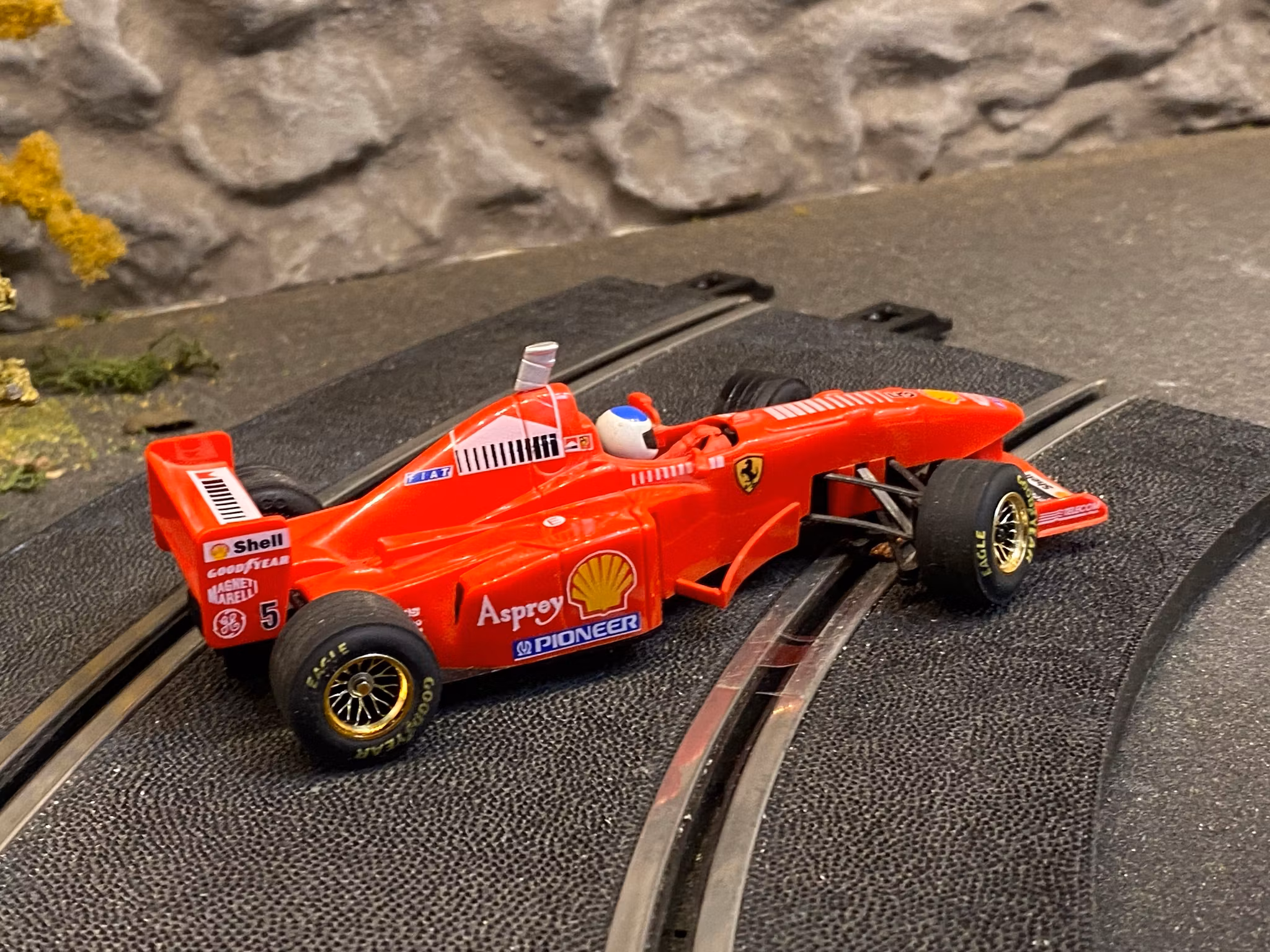 Skala 1/32 Begagnad/Used an. slotcar: Ferrari F310B w steering NC-2 Engine fr Ninco