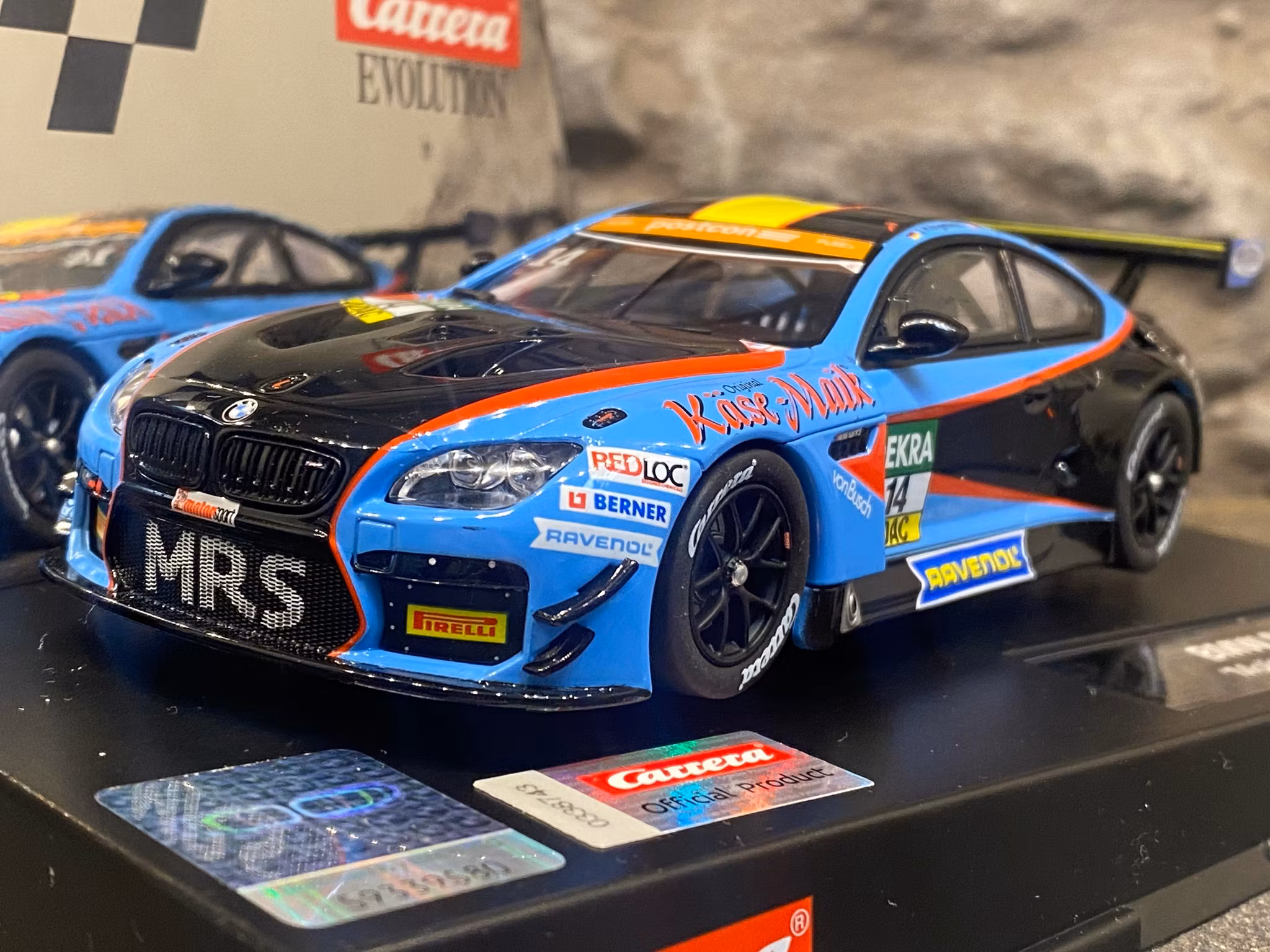 Skala 1/32 Analog bil till bilbana fr Carrera: BMW M6 GT3 "Molitor Racing, No.14"