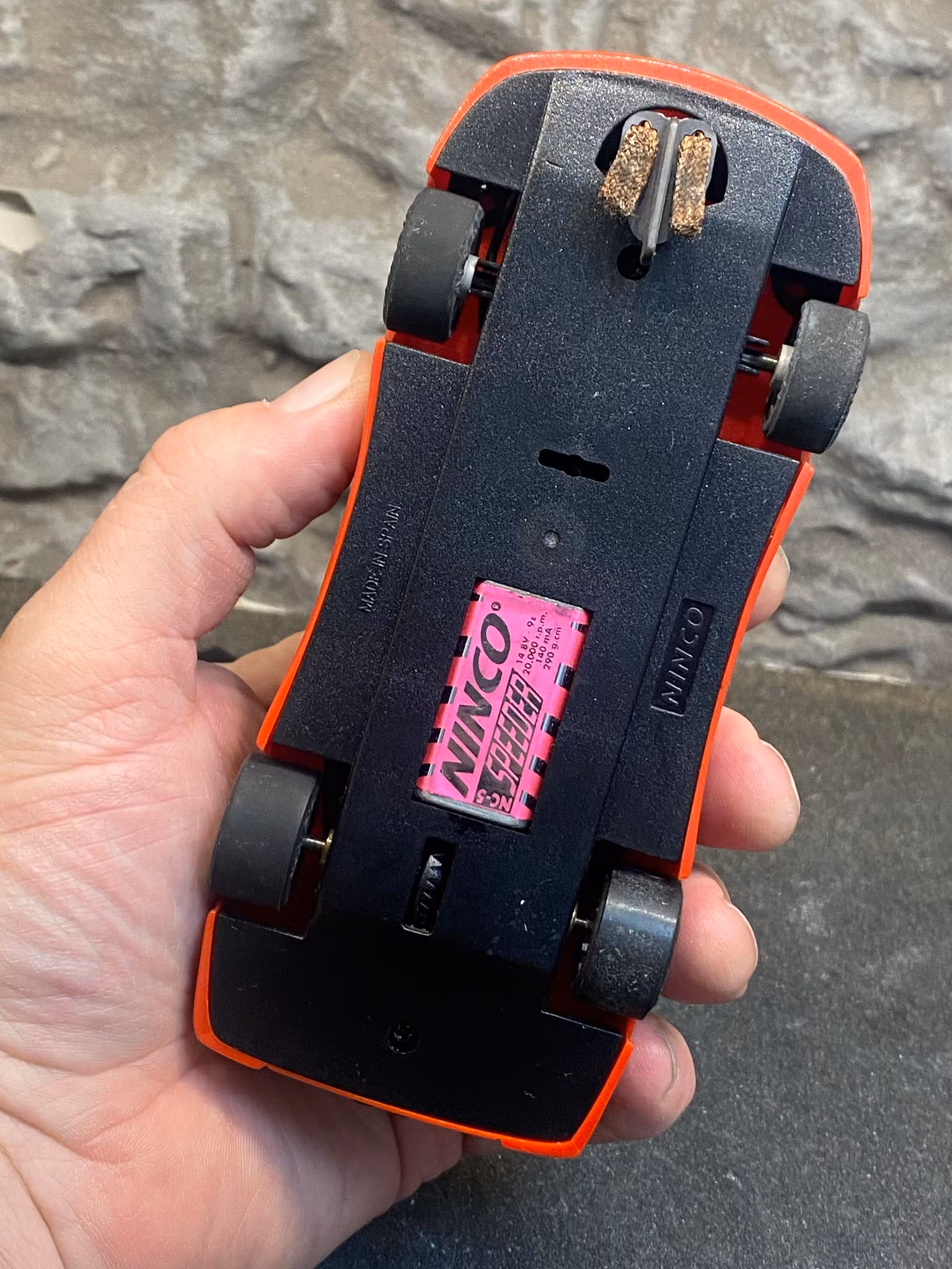 Skala 1/32 Begagnad/Used analogue slotcar: Chevrolet Corvette (NC-5 Engine) fr Ninco