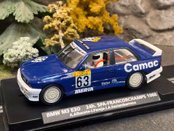 Skala 1/32 Analogue FLY slotcar: BMW M3 E30 24h SPA-FRANCORCHAMPS 1988