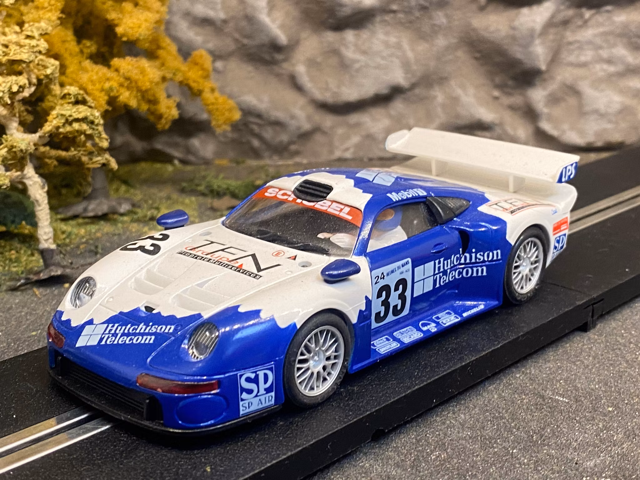 Skala 1/32 Begagnad/Used analogue slotcar: Porsche 911 GT1 (NC-5 Engine) fr Ninco