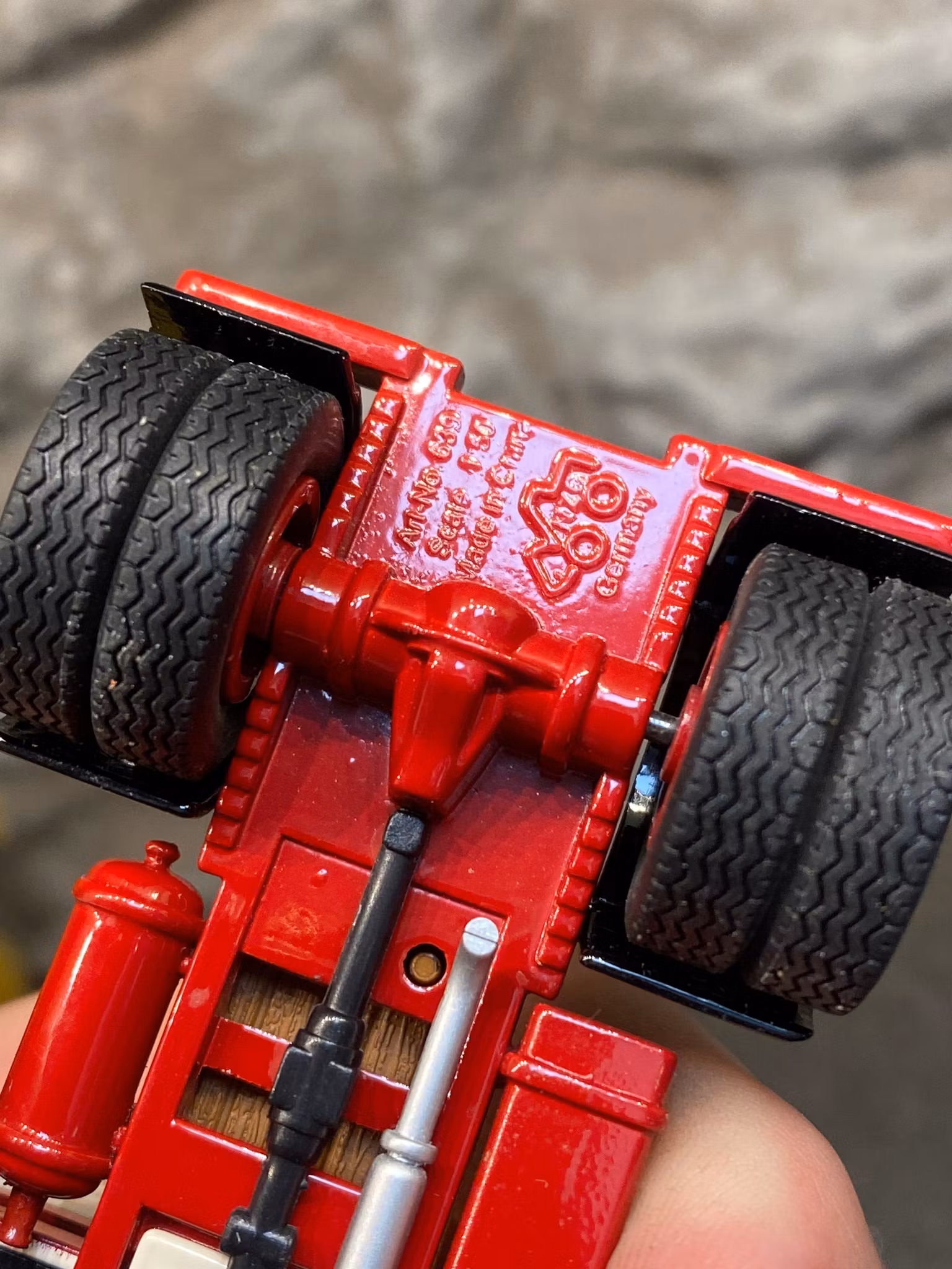 Skala 1/50 Scania L 60, White/red without box, fr NZG