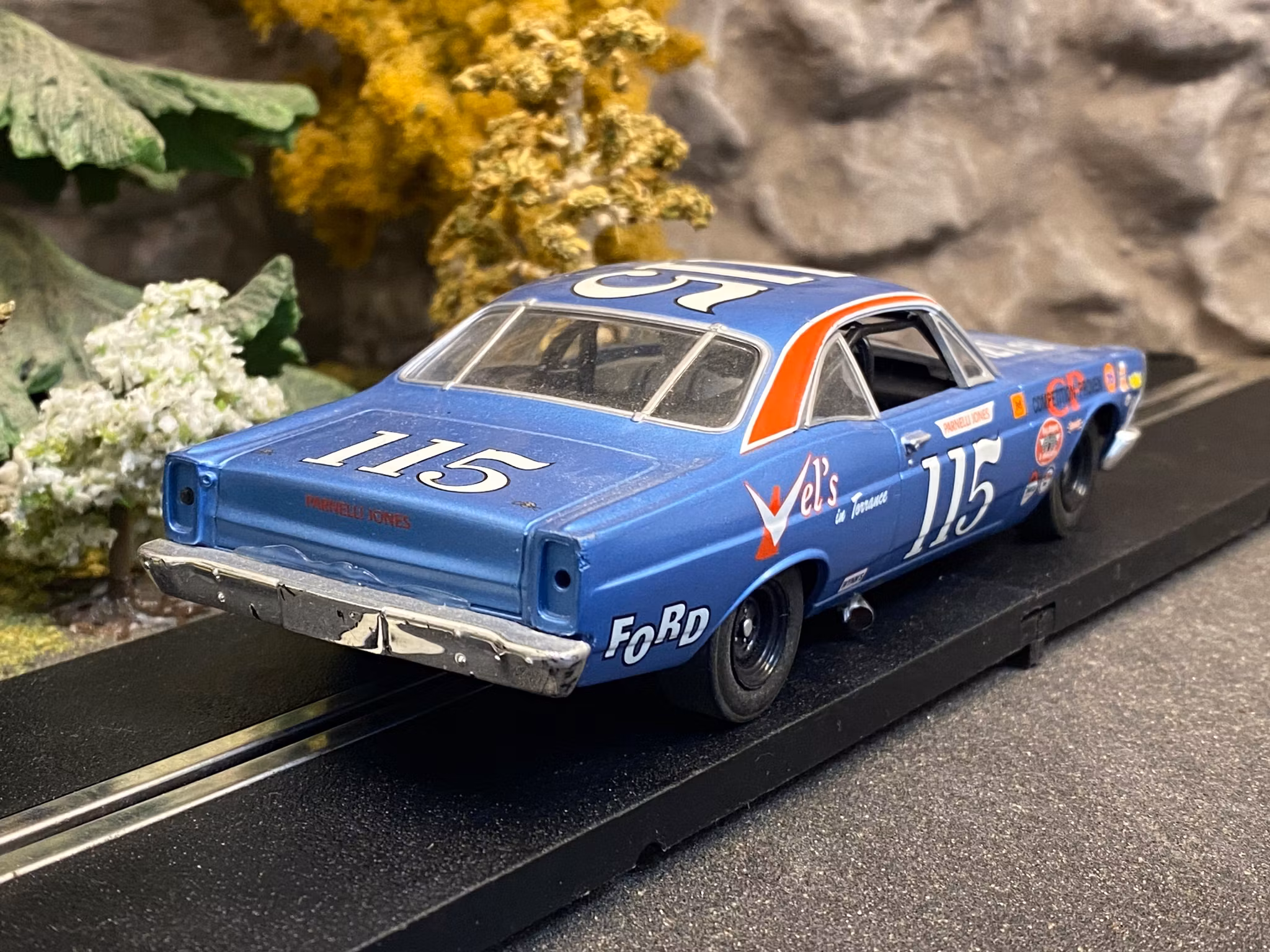 Skala 1/32 Begagnad/Used an. slotcar: 1967 Ford Fairlane NASCAR fr Revell/Monogram