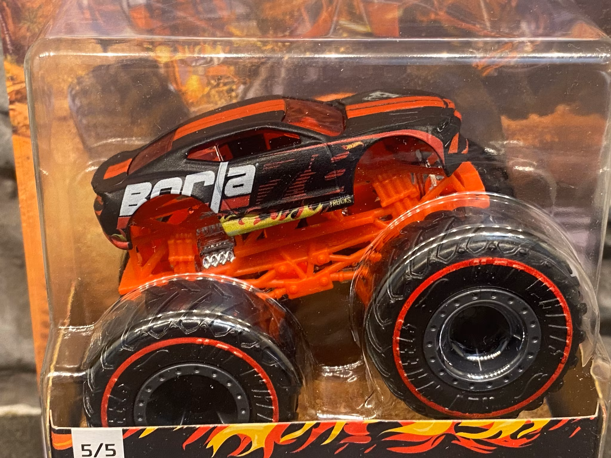 Skala 1/64 Monster Truck: Camaro "BORLA" fr Hot Wheels