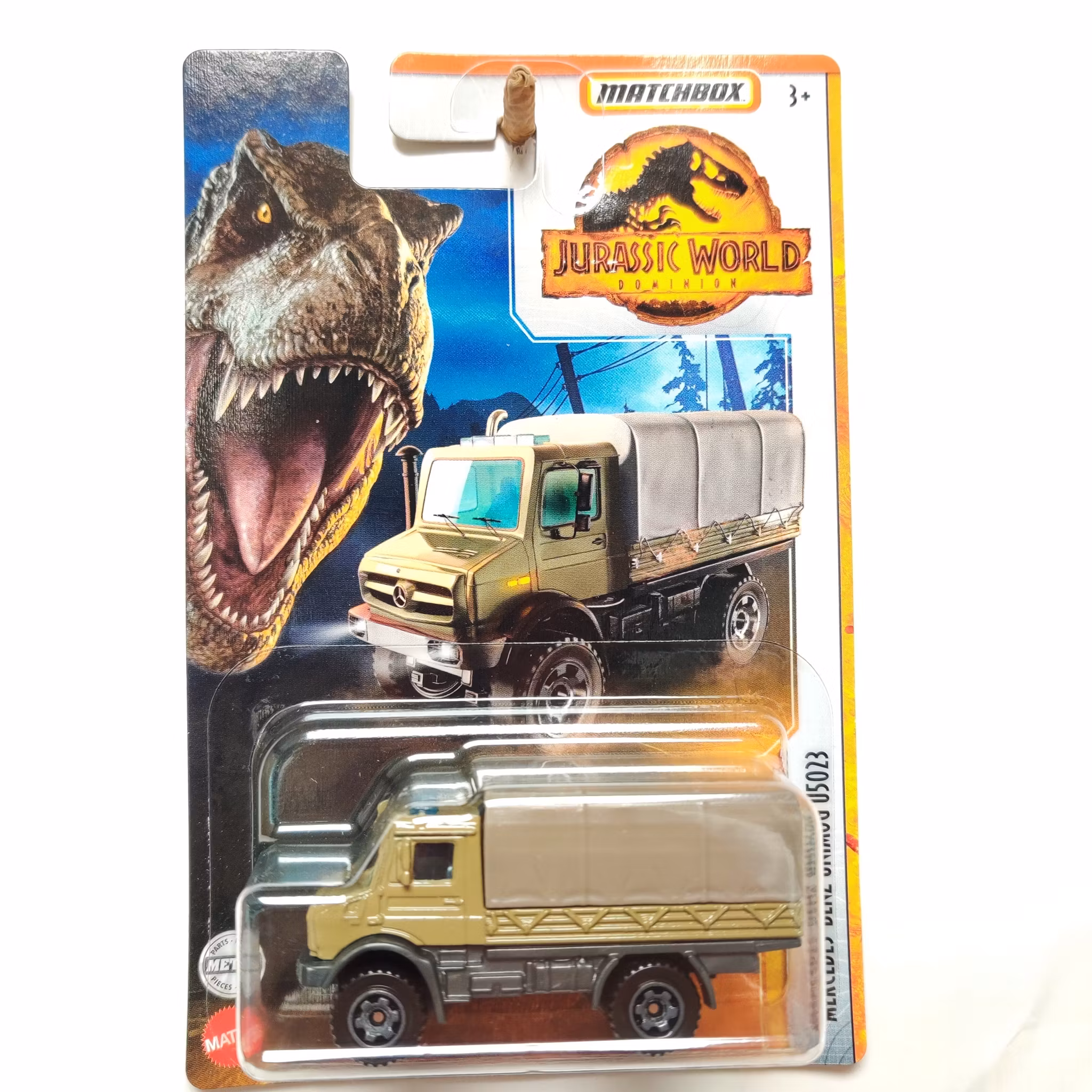 Skala 1/64 Matchbox: Merceds-Benz Unimog U5023 "Jurassic World"