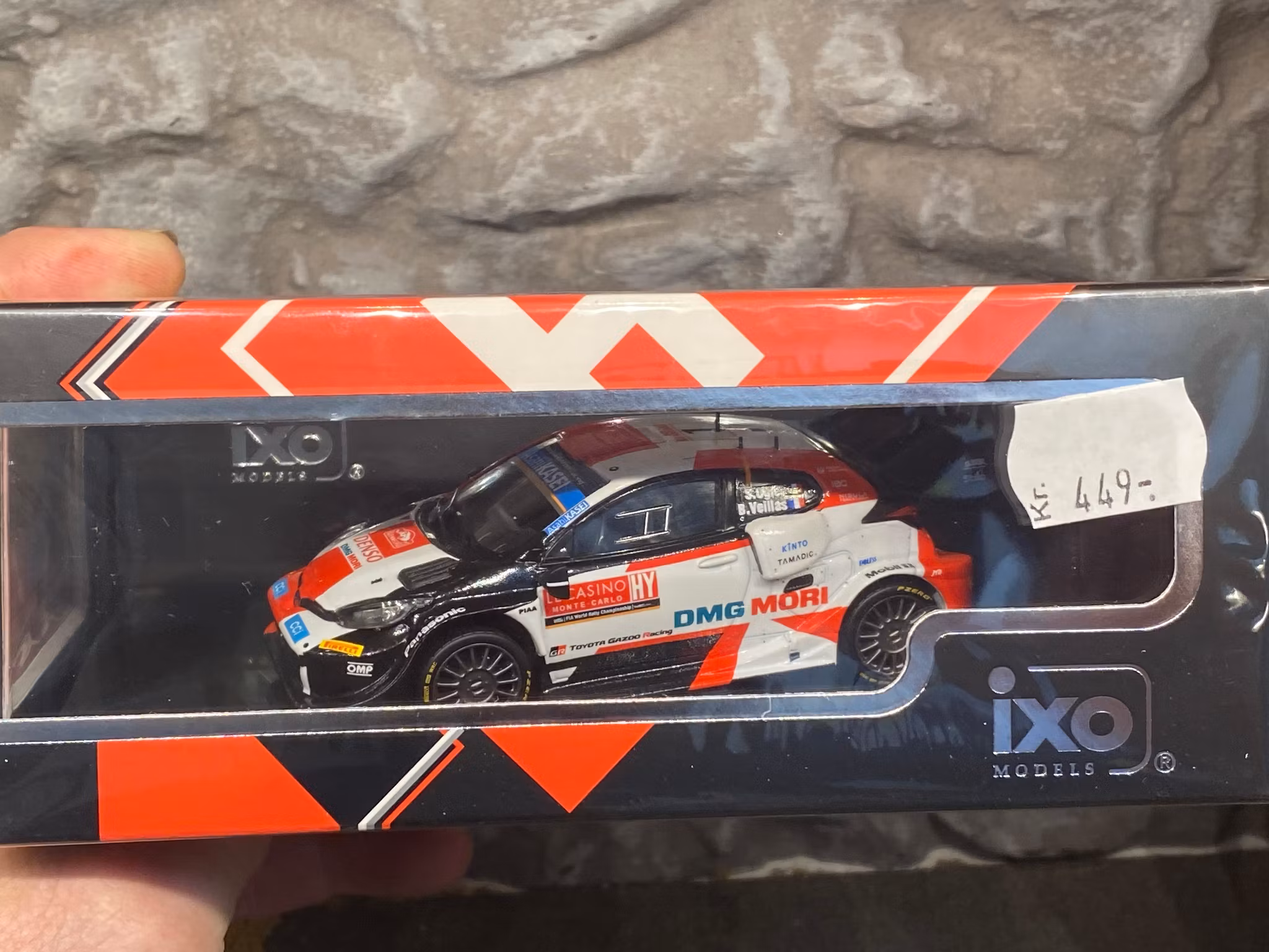 Skala 1/43 Toyota GR Yaris Rally1 #1 Rally Monte Carlo, S.Ogier 22' fr IXO Models