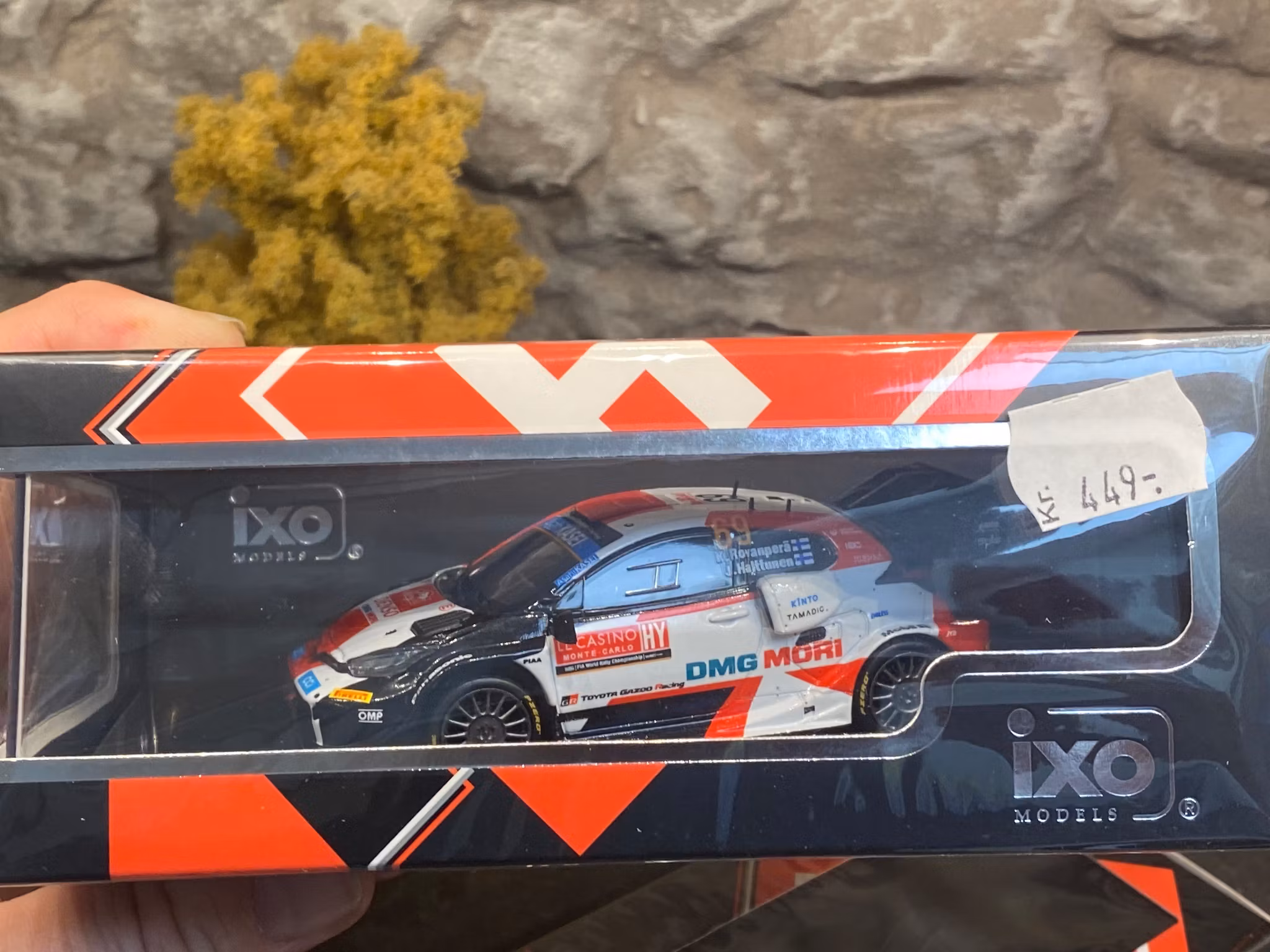 Skala 1/43 Toyota GR Yaris Rally1 #69 Rally Monte Carlo, K.Rovanperä 22' fr IXO Models