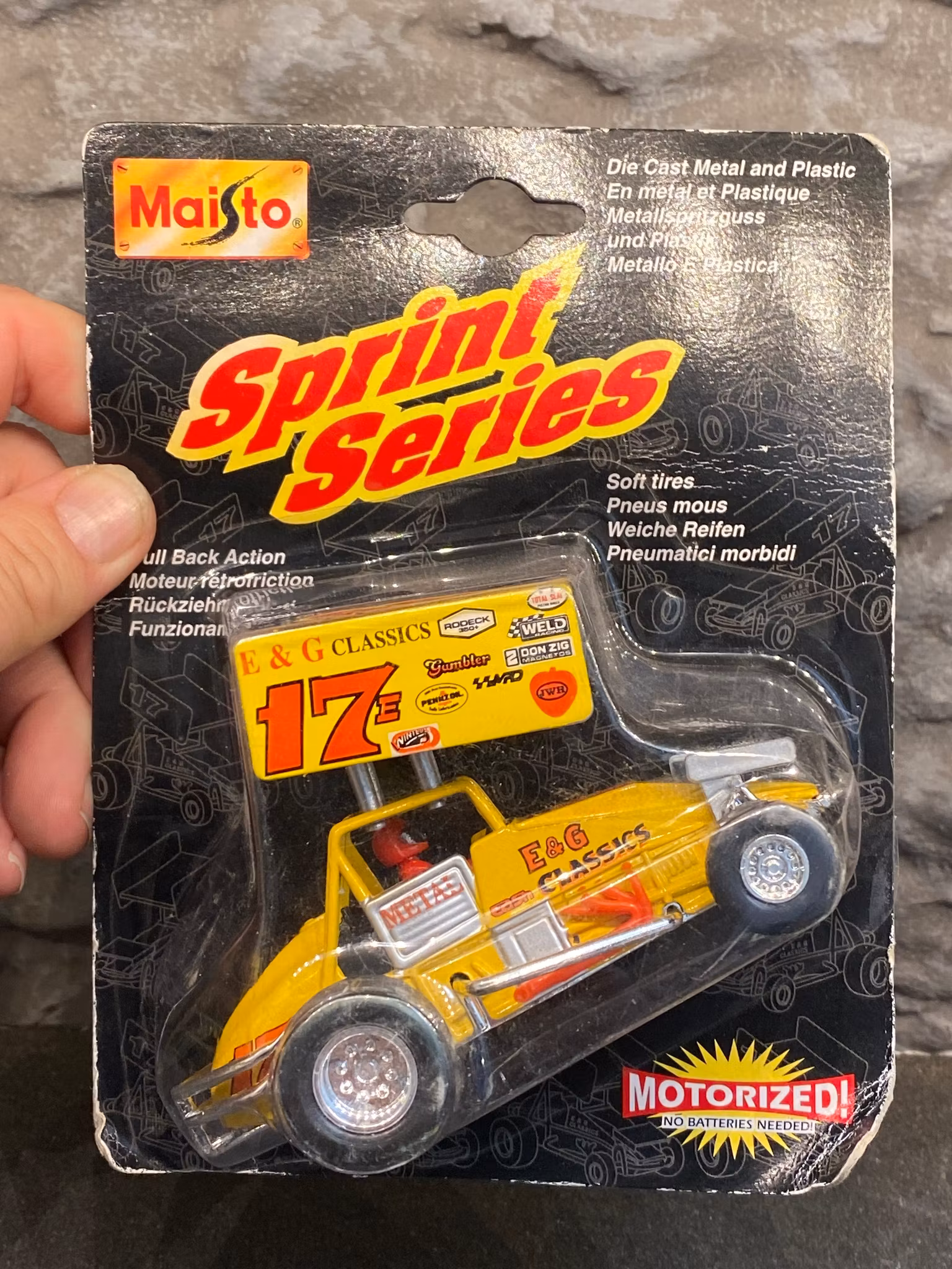 Skala 1/32 Sprint Series - #17 Yellow fr Maisto