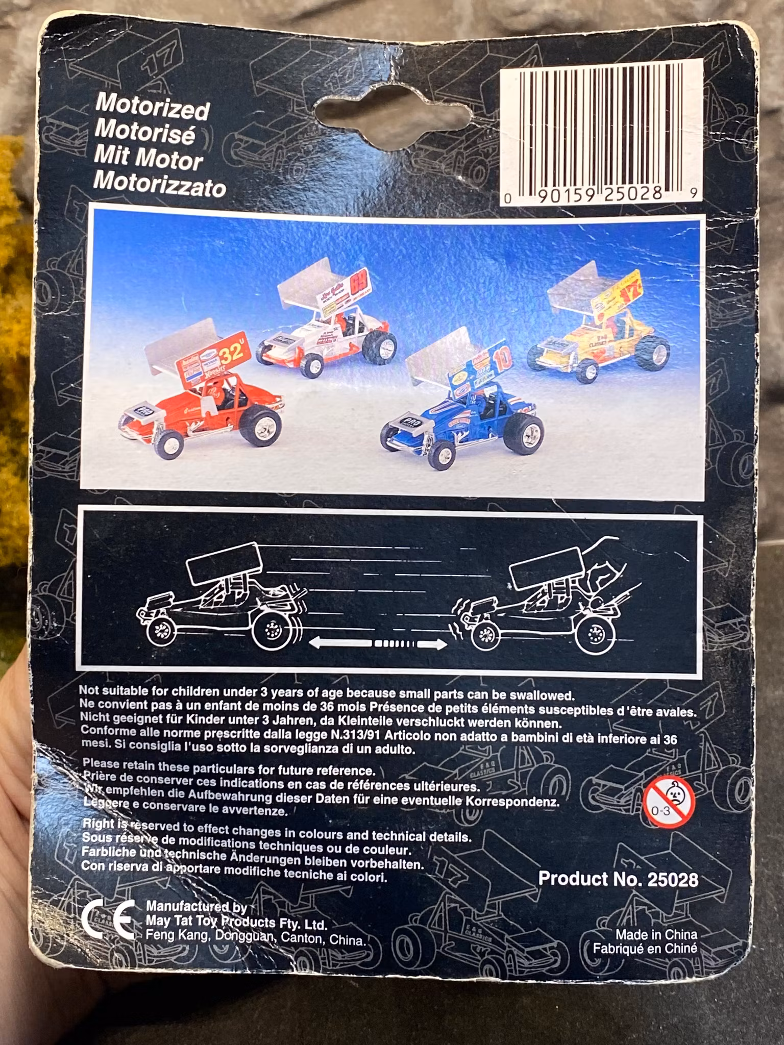 Skala 1/32 Sprint Series - #10 Blue fr Maisto