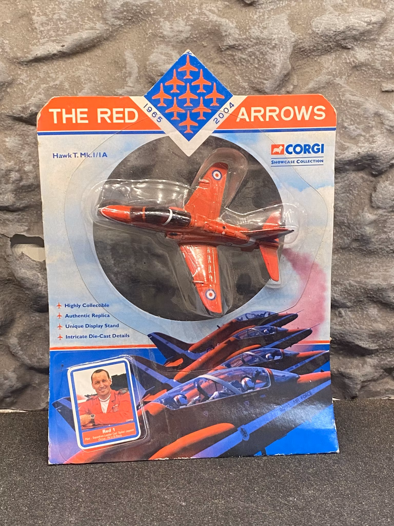 The Red Arrows -Hawk T. Mk 1/1A with Stand (10 cm long) fr Corgi