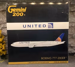 Scale 1/200 Boeing 777-200ER "United" Art nr G2UAL239 fr Gemini 200