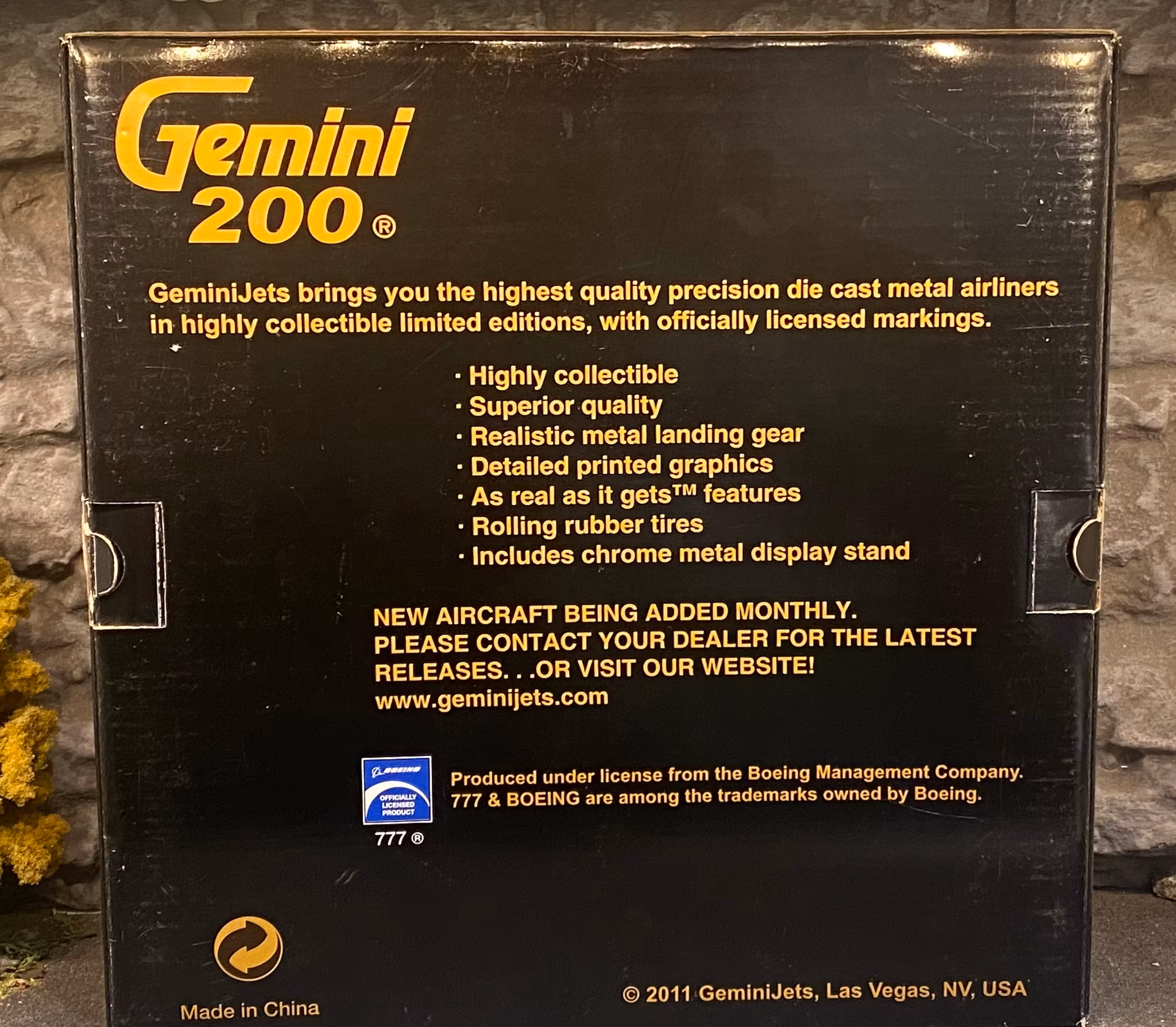 Scale 1/200 Boeing 777-200ER "United" Art nr G2UAL239 fr Gemini 200