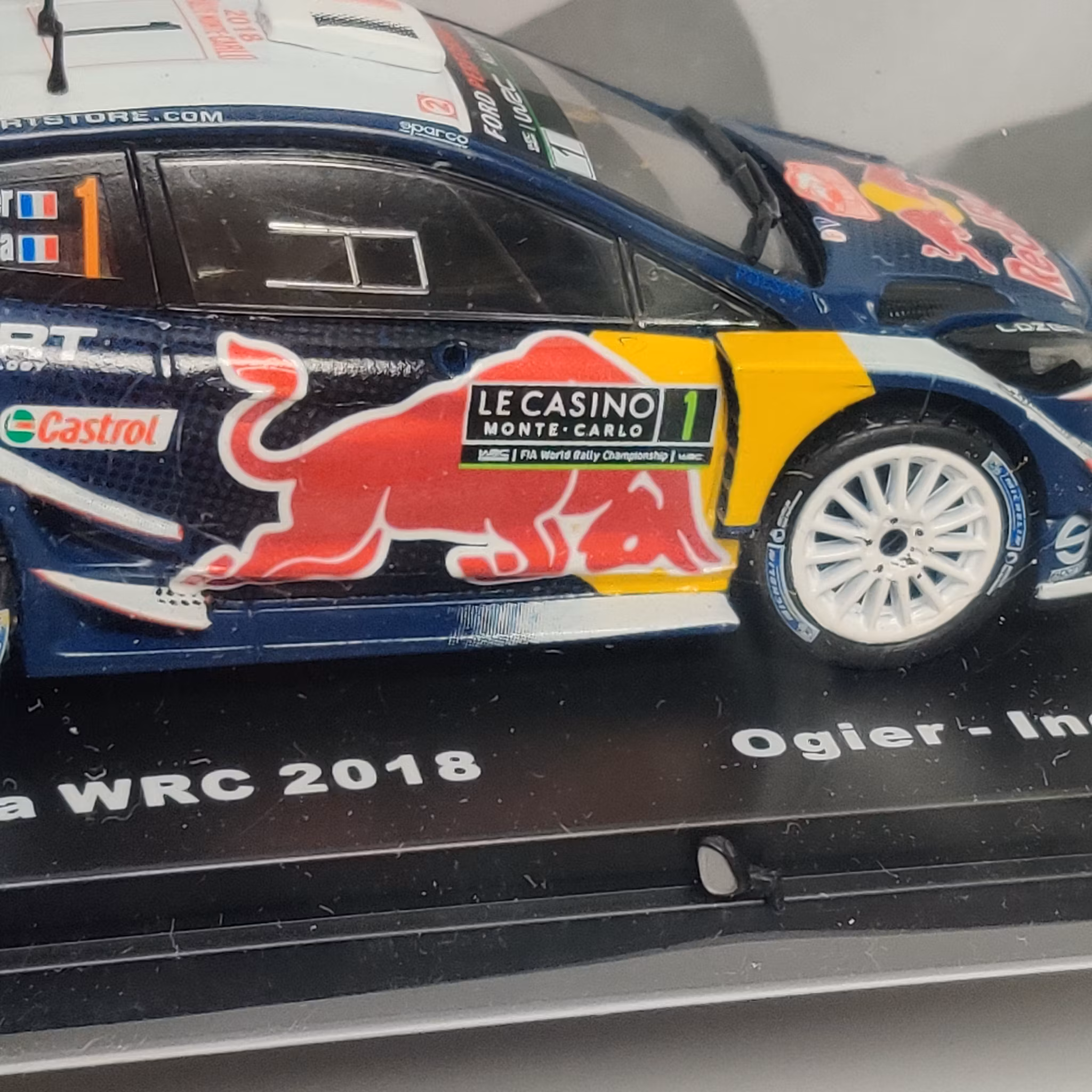 Lös detalj i lådan - Skala 1/43 Ford Fiesta WRC 2018 #1, Ogier/Ingrassia - Editor Salvat