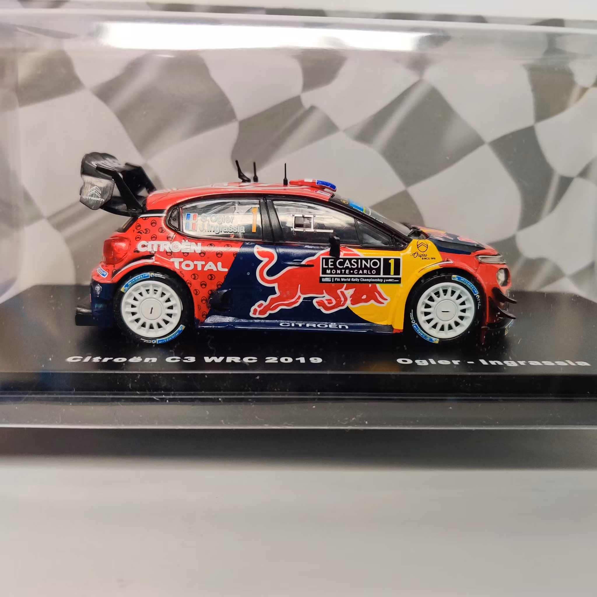 Skala 1/43 Citroën C3 WRC 2019 #1 Monte Carlo Rally, McRae/Ringers - Editor Salvat