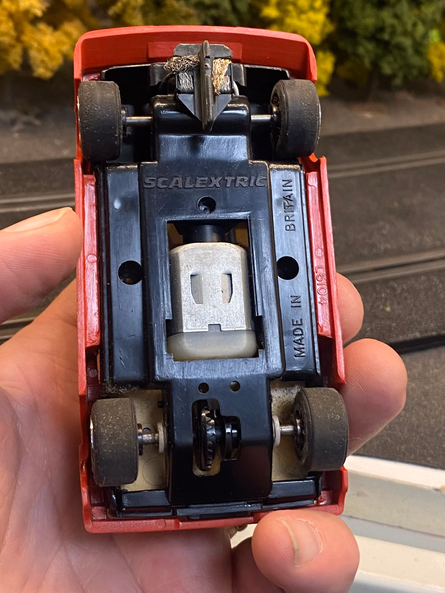 Skala 1/32 Begagnad/Used Analoge slotcar: MG Metro "Navico" fr Scalextric