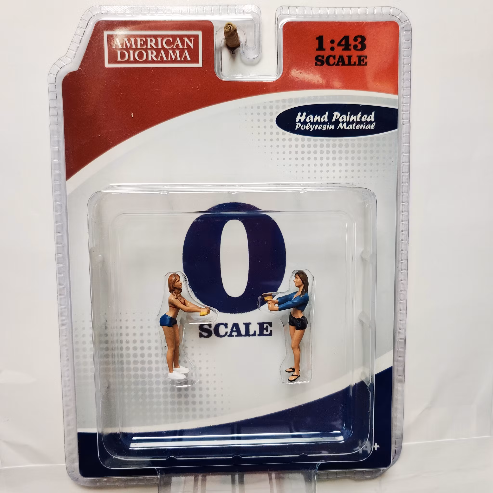 Skala 1/43, 0-skala, Car Wash Girl - Jesica & Jennifer (Set 2) - American Diorama