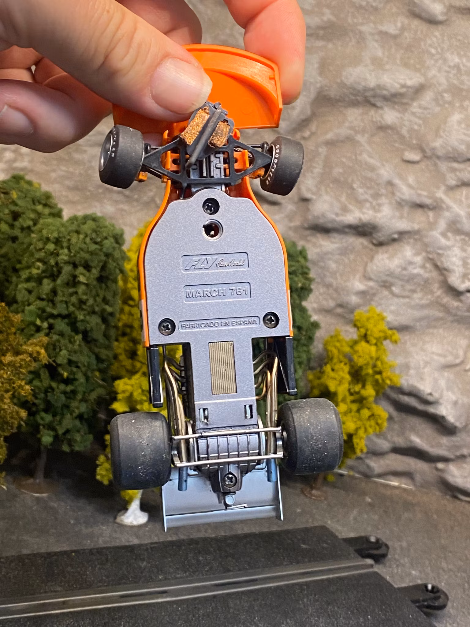 Scale 1/32 Begagnad/Used Analogue slotcar: March 761 without box fr FLY