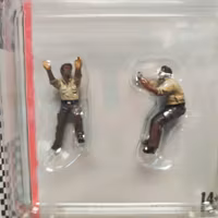 Skala 1/43, AD-43003 Mekaniker 4x4 Camel Trophy, 2 metal figures fr American Diorama