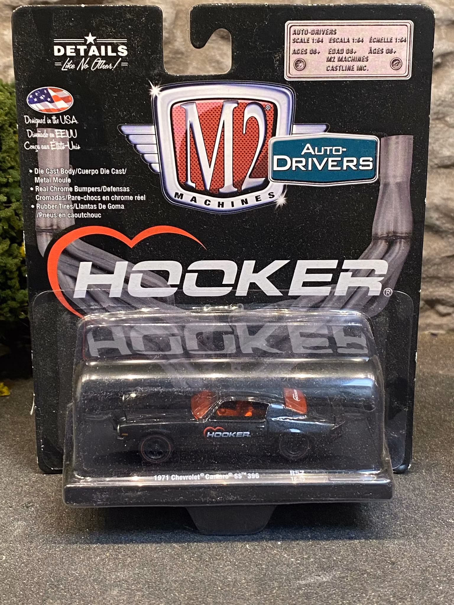 Skala 1/64 Chevrolet Camaro SS 71' "Hooker" fr M2