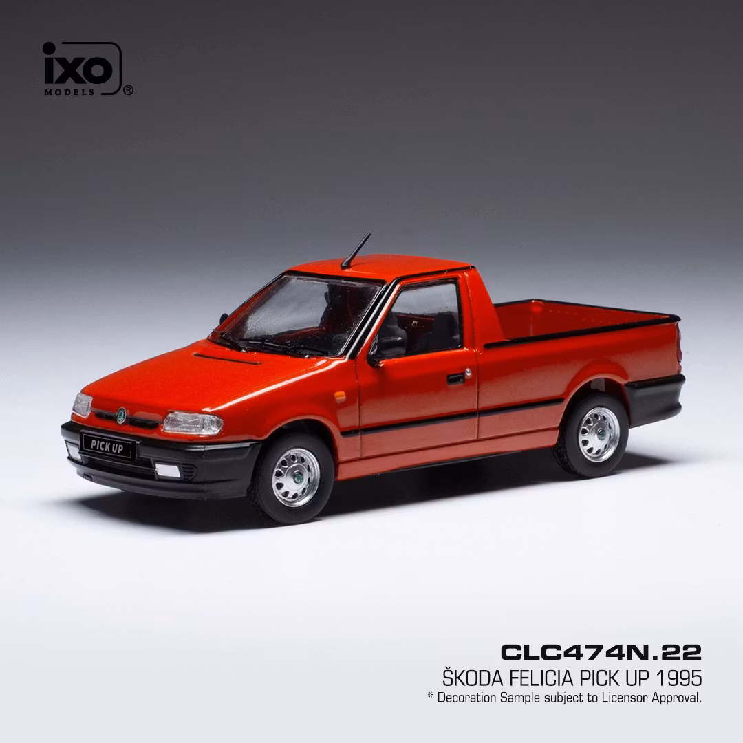 Skala 1/43 ŠKODA Pickup, Red fr IXO Models