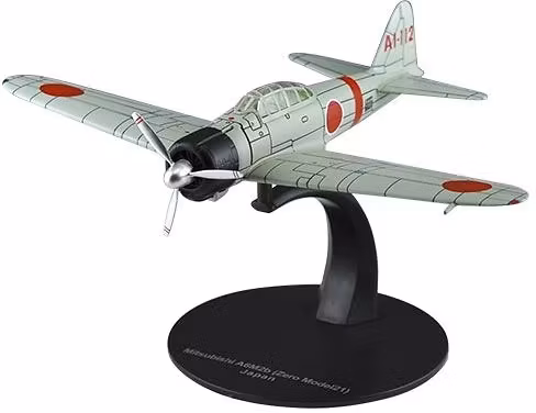 Scale 1/72 Mitsubishi A6M2b Zero Model 21 WW2 Japanese Navy fr DeAgostini