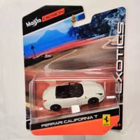 Skala 1/64 Ferrari California T, matt vit/matte white fr Maisto Design