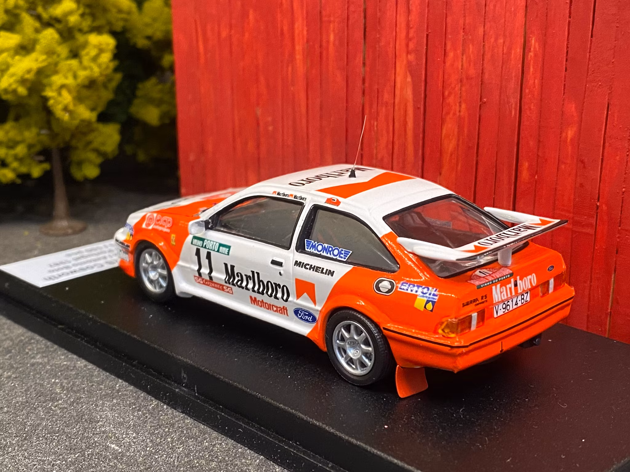 Skala 1/43 Ford Sierra RS Cosworth C Sainz/A Boto, Rally of Portugal 87' f Troféu